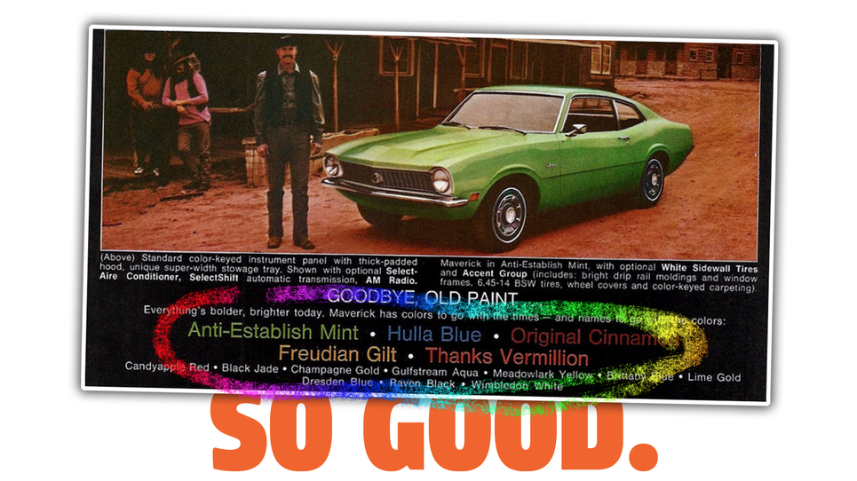 Classic Ford Maverick Color Options Were Better & Used Cooler Names